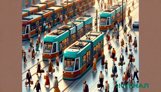 Движение трамваев №&thinsp;9 в Саратове остановлено из-за аварии