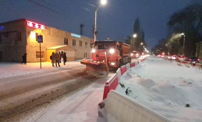 Ликвидация последствий метели в Саратове и Энгельсе продолжается