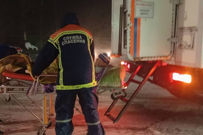 На трассе в Энгельсском районе застряла скорая помощь с пациентами