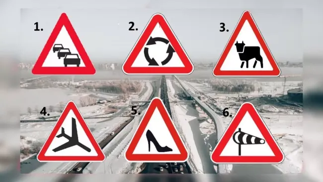 Проверьте свои знания дорожных знаков: найдите лишний среди шести