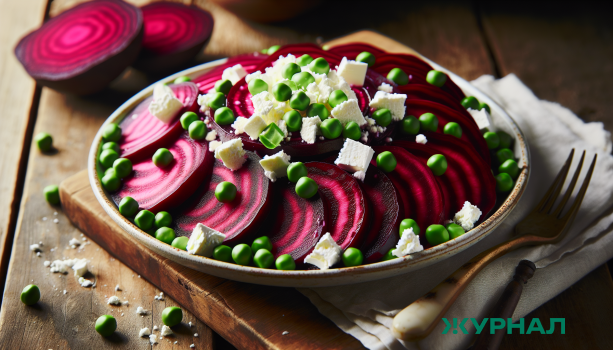 Салат из свеклы с горошком и сыром: быстрое блюдо для ужина или праздника