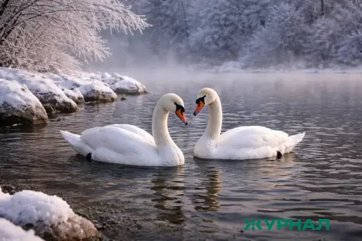 В Питерке ветеринары оказали помощь раненому лебедю