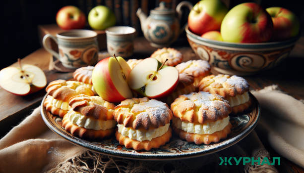 Творожное печенье с яблоками: просто, быстро и ароматно для домашнего чаепития
