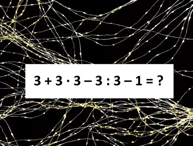 Тренируйте мозг с простыми примерами: решите 3 + 3 ∙ 3 за 7 секунд