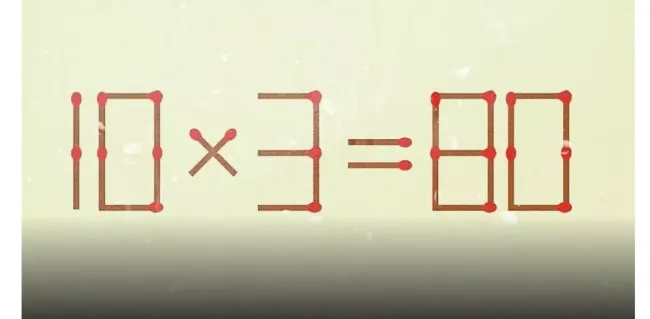 Загадка со спичками: решите равенство за 15 секунд и прокачайте логическое мышление