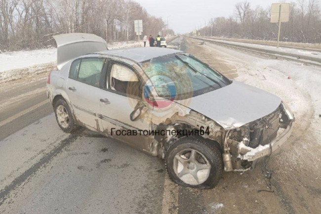 В Гагаринском районе Саратовской области в ДТП пострадала женщина