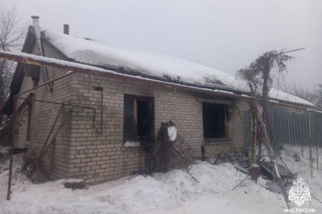 Пожар в Вольском районе унес жизнь 74-летнего пенсионера