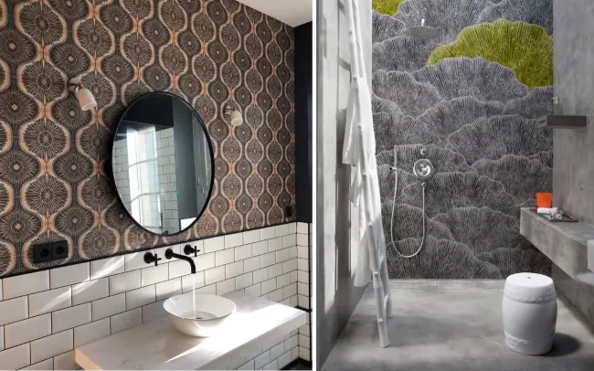 Обои в ванной: как легко обновить интерьер и сэкономить на ремонте