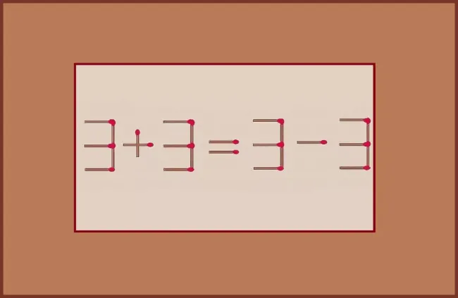 Используйте одну спичку, чтобы исправить математическую головоломку за 50 секунд