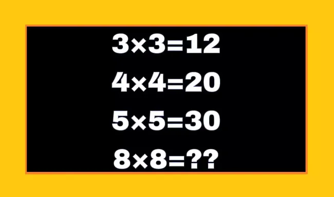 Математическая головоломка: найдите закономерность и решите задачу с 8*8 за минуту