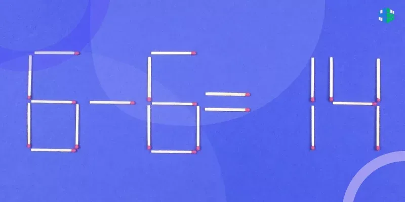 Исправьте равенство за 10 секунд: головоломка со спичками для тренировки ума