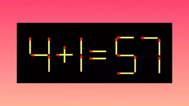 Исправьте спичечное равенство за 30 секунд и развивайте пространственное мышление