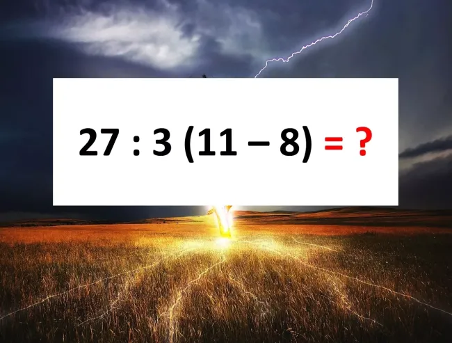 Проверьте свои знания арифметики: решите пример за 10 секунд и узнайте правильный ответ