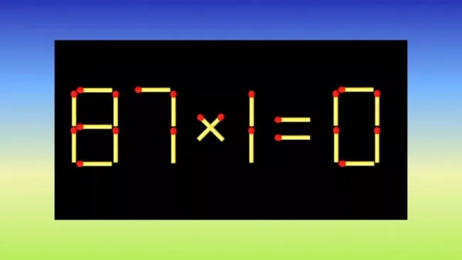 Используйте одну спичку, чтобы решить сложную головоломку и развить логику