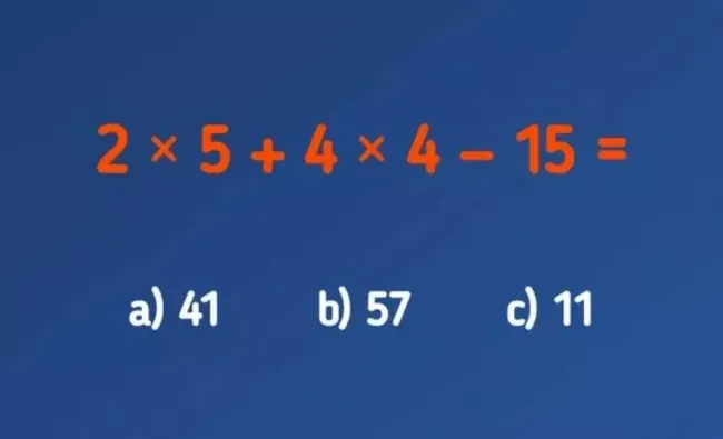 Решите простой пример за 7 секунд и проверьте свою математическую ловкость