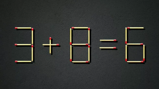 Загадка со спичками: исправьте равенство за 12 секунд и проверьте свою смекалку