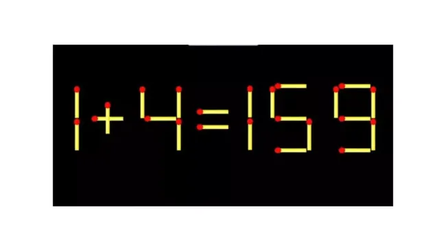 Исправьте математическую головоломку, переместив одну спичку, и развивайте логику