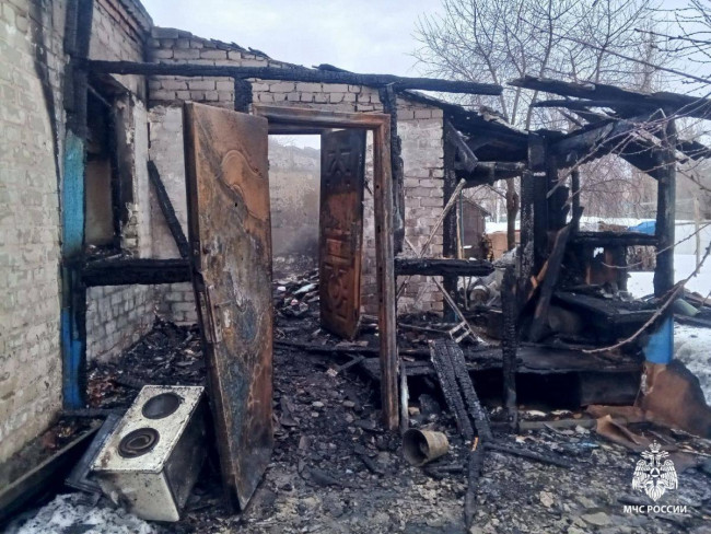 Пожар в Тургенево: пострадал 79-летний мужчина
