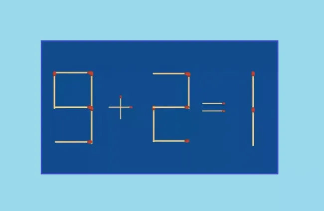 Решите головоломку со спичками за 30 секунд и прокачайте память и мышление