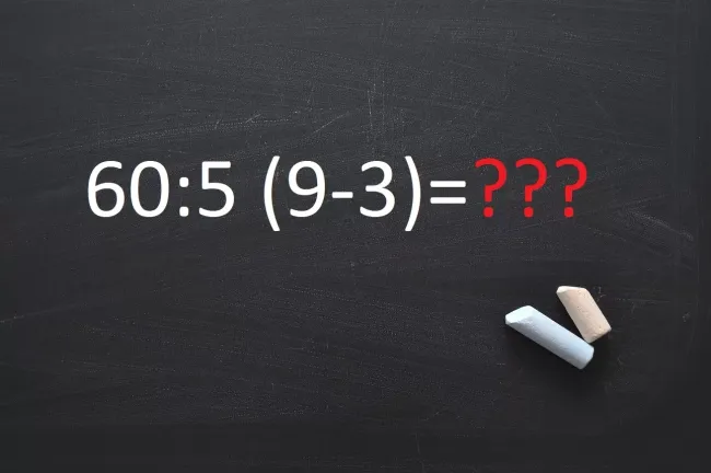 Решите математический пример за 35 секунд и проверьте свои знания школьной программы