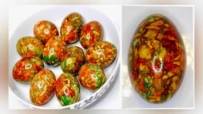 Красивые пасхальные яйца без химии: просто и доступно