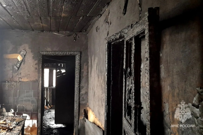 В Лысых Горах в результате пожара погиб 64-летний мужчина