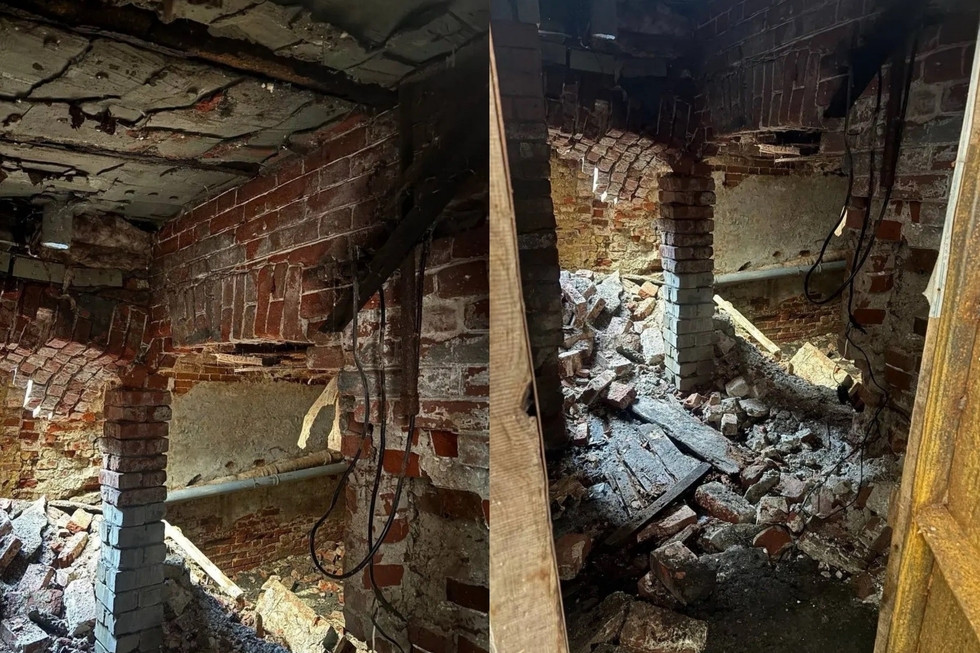 Обрушение перекрытия произошло в доме на улице Большая Казачья в Саратове