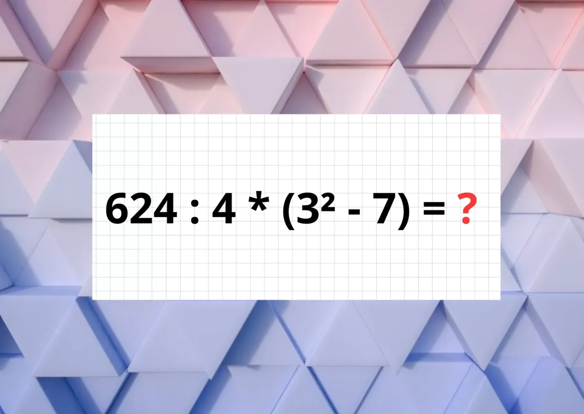 Проверьте свои математические навыки: решите пример за 20 секунд и узнайте результат