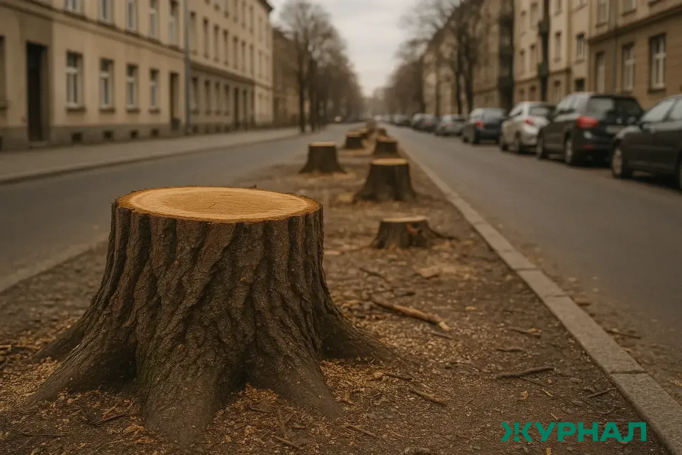 Уничтожение вязы на Комсомольской вызвало недовольство у жительницы Саратова