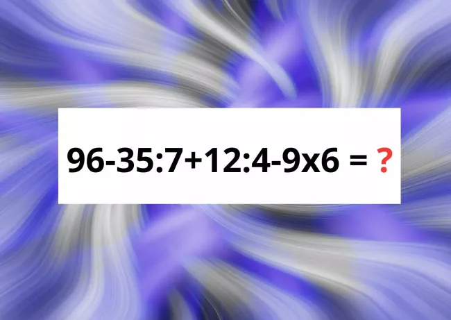 Проверьте свои математические навыки: решите пример за 15 секунд и узнайте результат