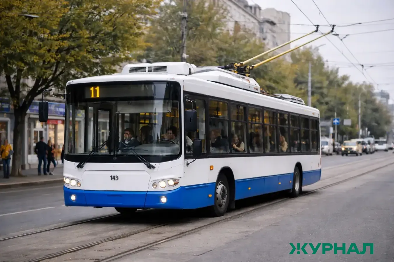 В Саратове приостановлено движение троллейбусов № 2а и № 4 из-за аварии