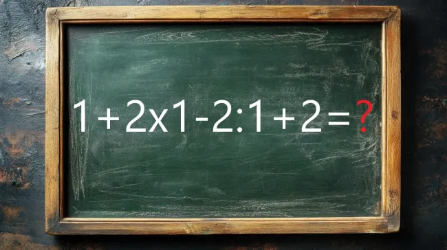 Решите математический пример за 40 секунд и проверьте свои навыки
