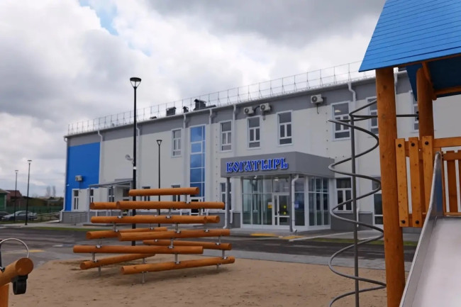 В Балашовском районе открылся физкультурно-оздоровительный комплекс «Богатырь»