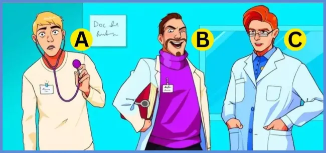 Разгадайте головоломку на внимательность и найдите лжеца среди врачей за 7 секунд