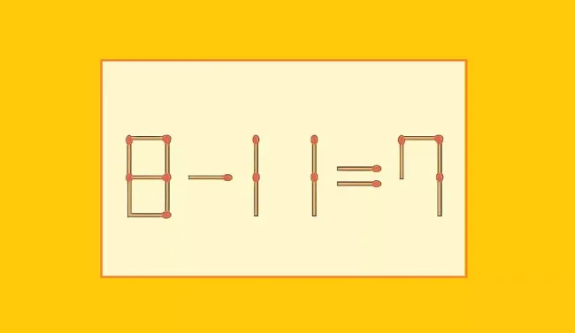 Исправьте равенство за 20 секунд: головоломка со спичками для тренировки ума