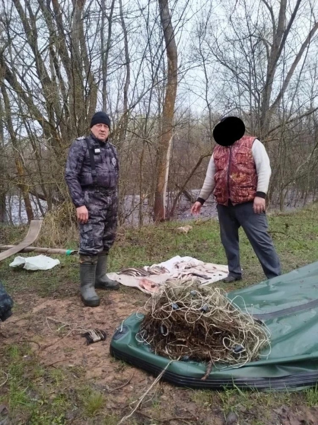 У браконьеров в Саратовской области изъяли 180 кг рыбы и 13 сетей