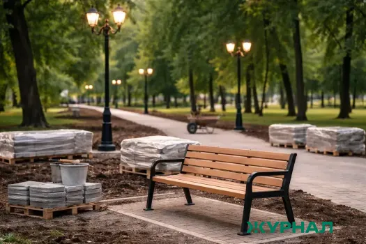 Работы по благоустройству парка &laquo;Территория детства&raquo; идут с опережением графика