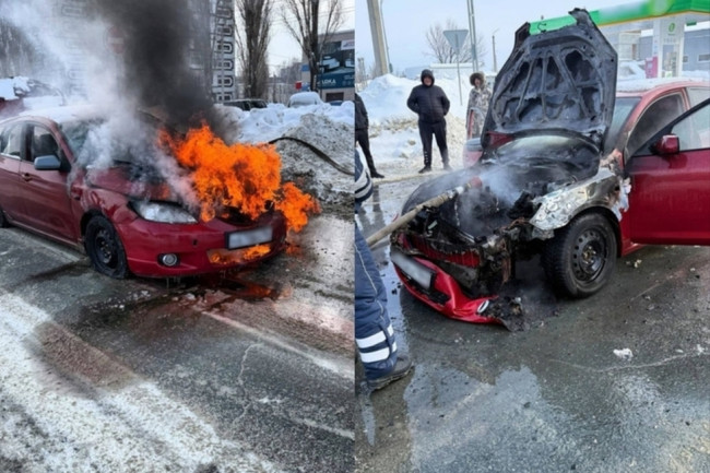 В Балаково судят мужчину за угон автомобиля, который загорелся во время поездки