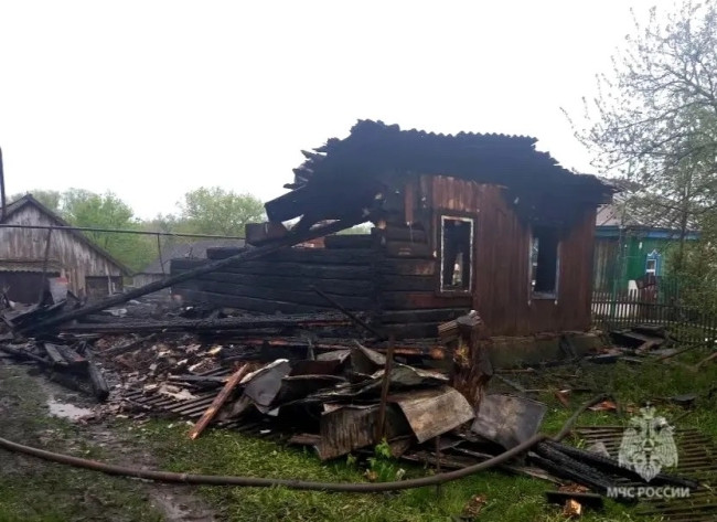 Пожар в Елане унес жизнь 85-летнего мужчины